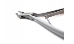 Cążki do skórek ostrze 3mm długość 10cm nierdzewne podwójna sprężyna EKS SOLINGEN